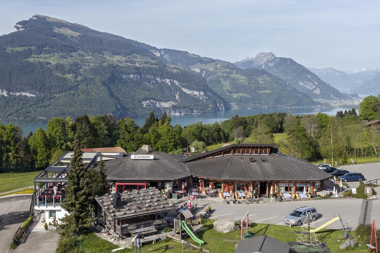 Chemihuette Hotell Aeschi Bei Spiez Eksteriør bilde