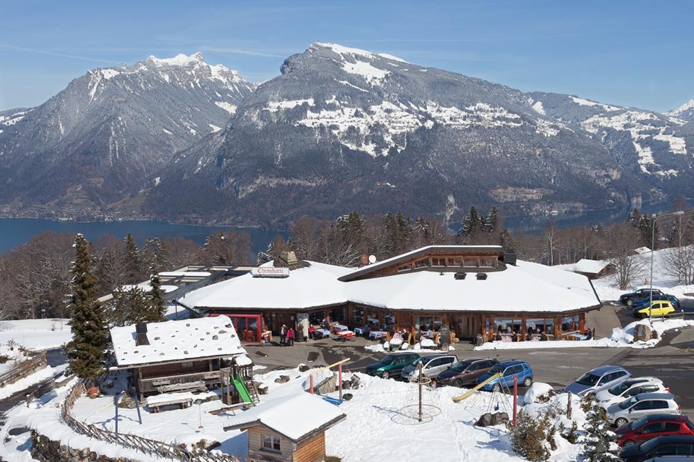 Chemihuette Hotell Aeschi Bei Spiez Eksteriør bilde