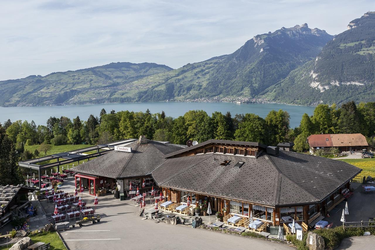 Chemihuette Hotell Aeschi Bei Spiez Eksteriør bilde